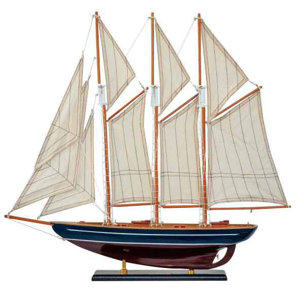 Modellschiff Marco Polo Holz Schiffsmodell Schiff Segelschiff 59cm Antik-Stil