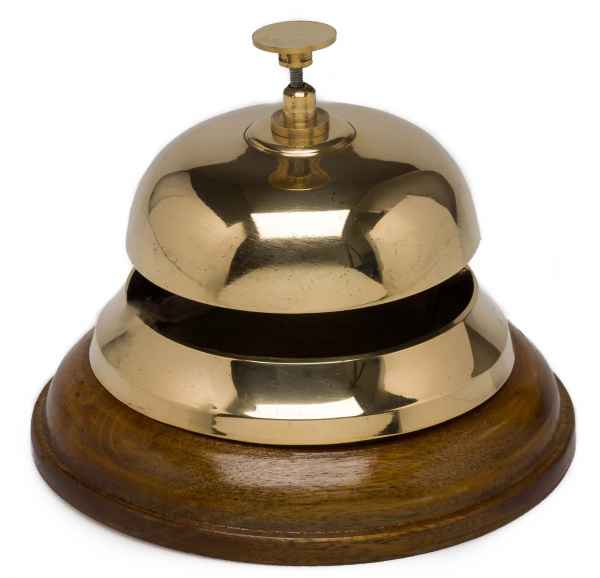 Service Bell Anruf Bell Glocke Tischklingel Empfangsklingel für Restaurant Hotel 