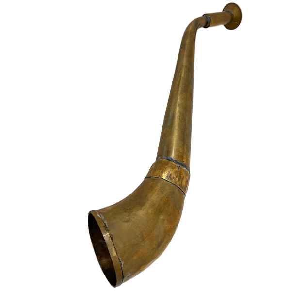 Hörrohr Hörgerät Stethoskop Hörmaschine Tröte Signalhorn Deko 28cm Antik-Stil