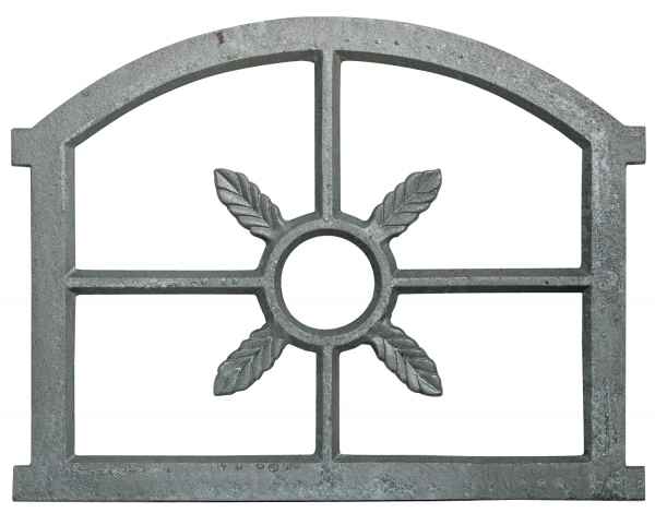 Fenster grau Stallfenster Eisenfenster Scheunenfenster Eisen 53cm Antik-Stil (p)