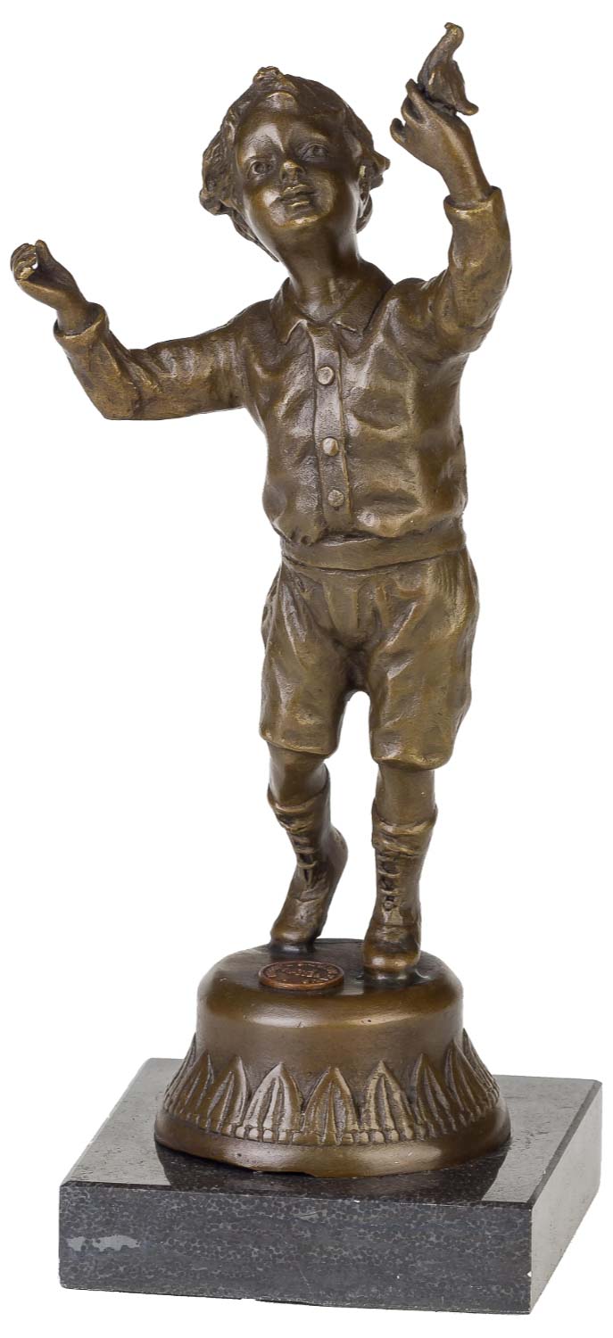 Bronzefigur Skulptur Bronze Brachvogel Vogel Hohe:25 cm 