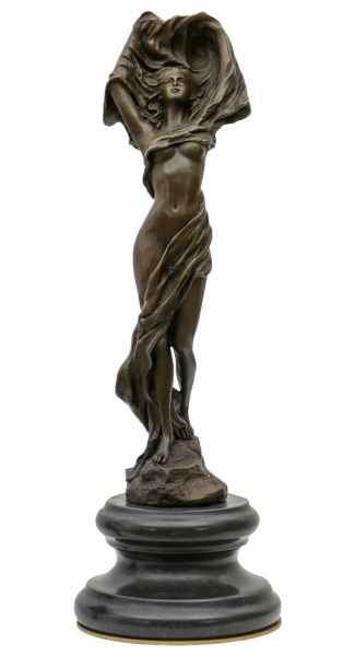 Bronzeskulptur nach Leonardo Bistolfi erotische Kunst Akt Figur Replik Kopie