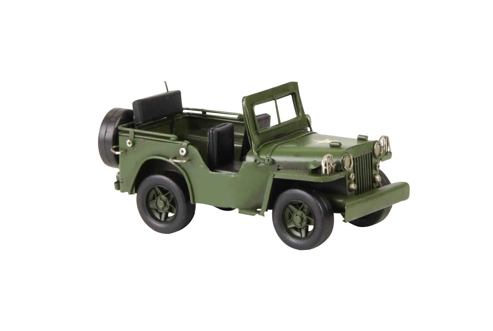 alter Ites Gama Blech Willys Militär Jeep 17cm Friktion für Massesoldaten OVP