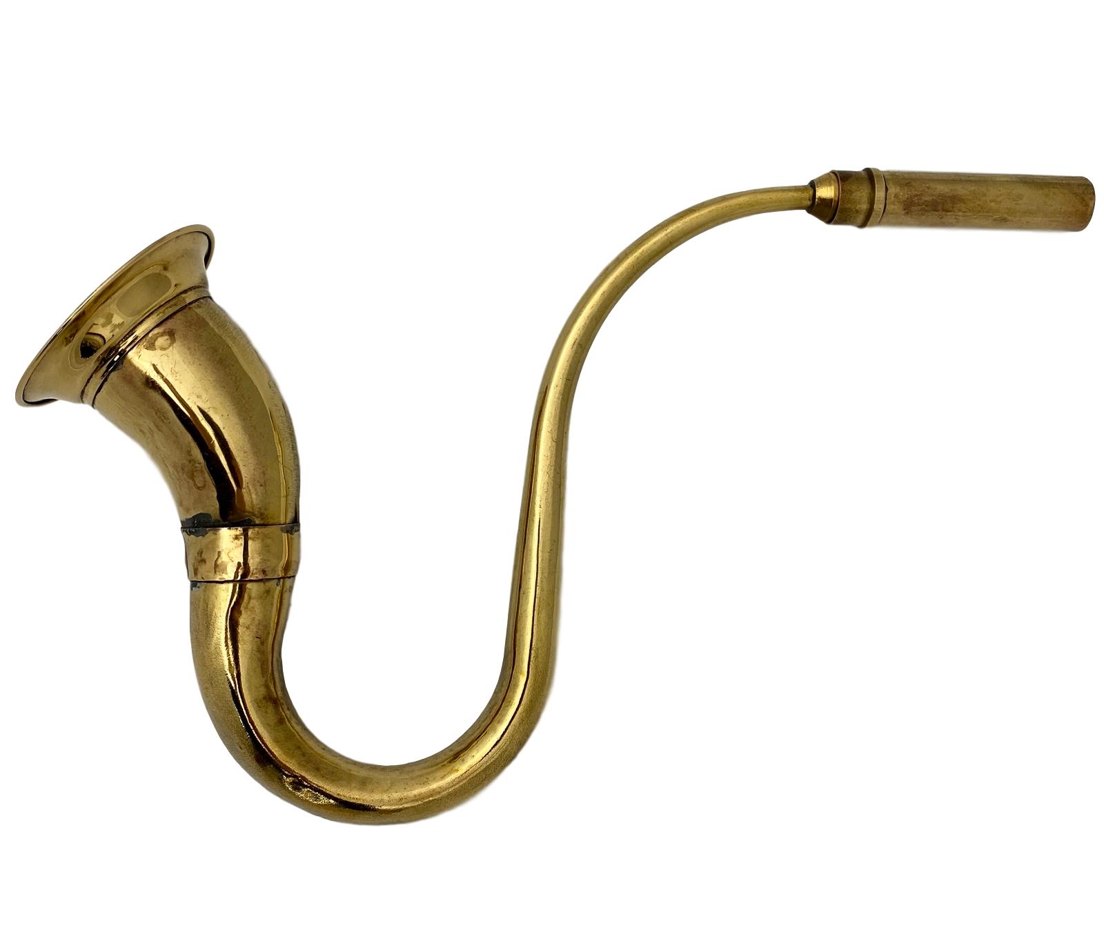 Ear trumpet pipe 26cm antique style fanfare signal horn 