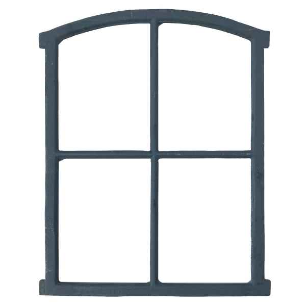 Fenster grau Stallfenster Eisenfenster Scheunenfenster Eisen 64cm Antik-Stil (h)
