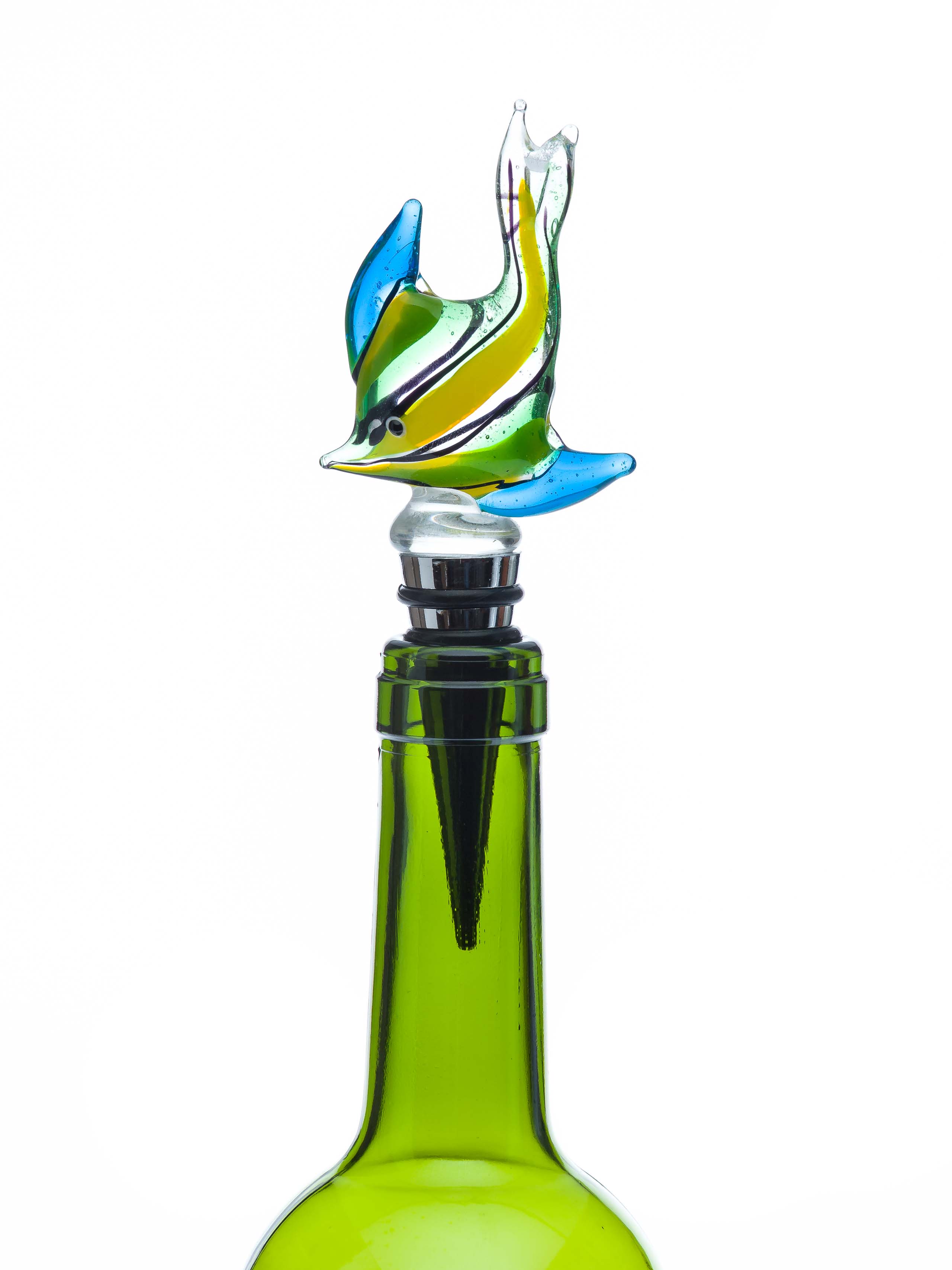Flaschenverschluss Murano Stil Flaschenstöpsel Glasverschluss Glaskorken GM519*