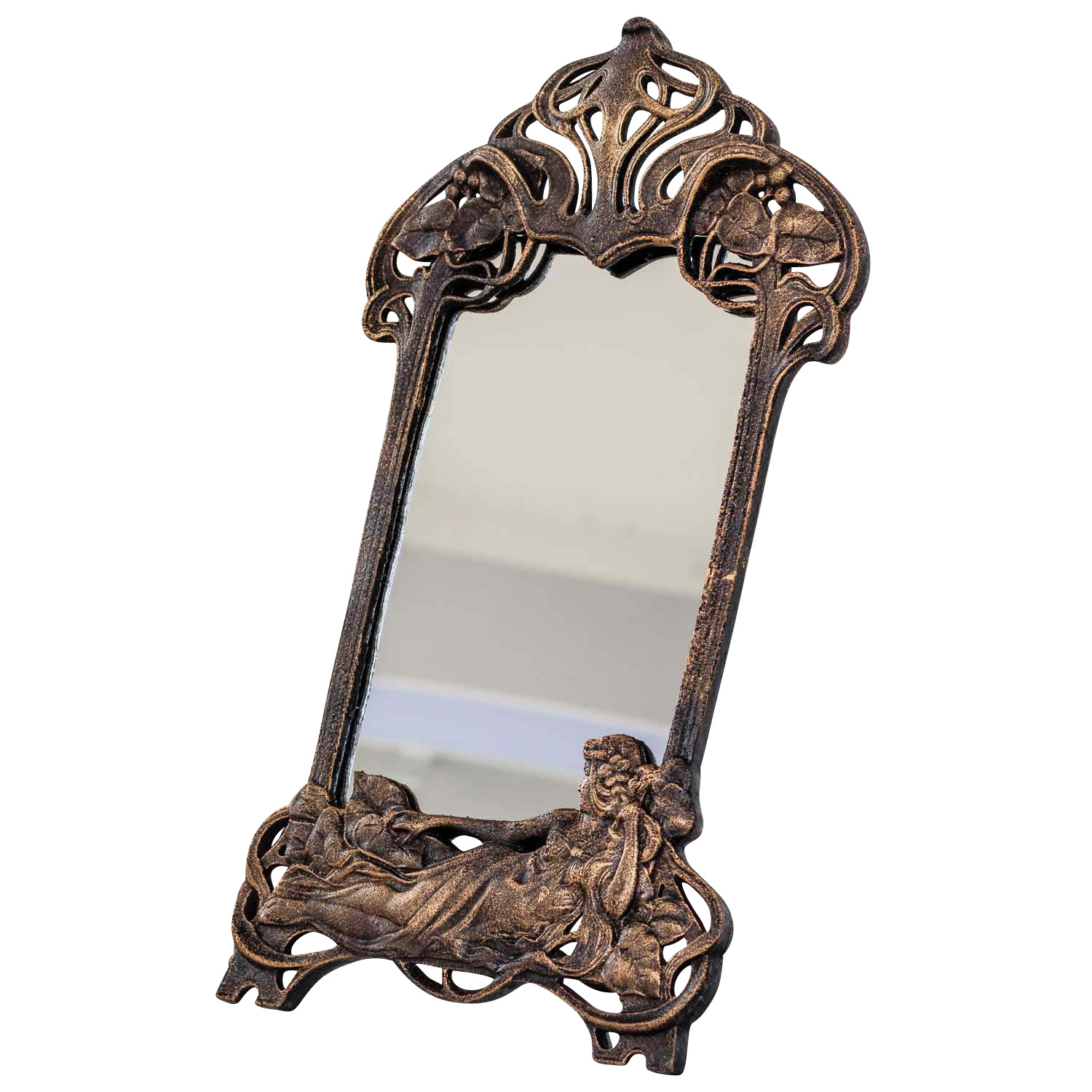 grip Terugroepen reptielen Spiegel make-up spiegel tafel spiegel make-up spiegel standaard antieke  stijl 50cm | Nederland