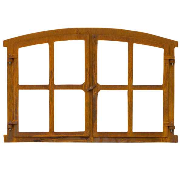 Stallfenster Fenster zum Öffnen Scheunenfenster Eisen Rost 74cm Antik-Stil