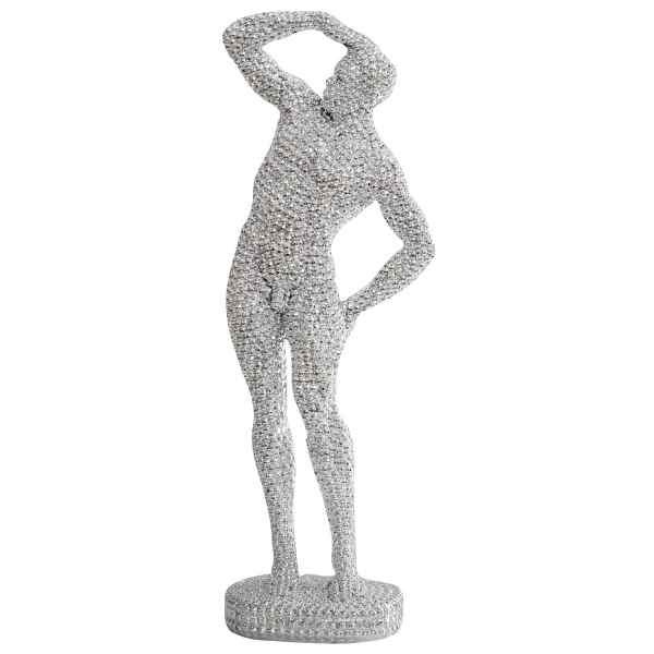 Skulptur Mann Figur Akt Erotik Moderne Kunst Dekoration im Antik-Stil - 38cm