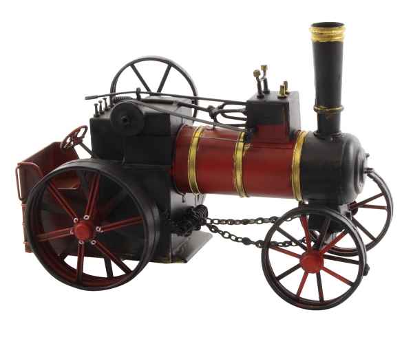Dampftraktor Dekoration Traktor Dampfmaschine Dampfpflug Modell Antik-Stil 30cm