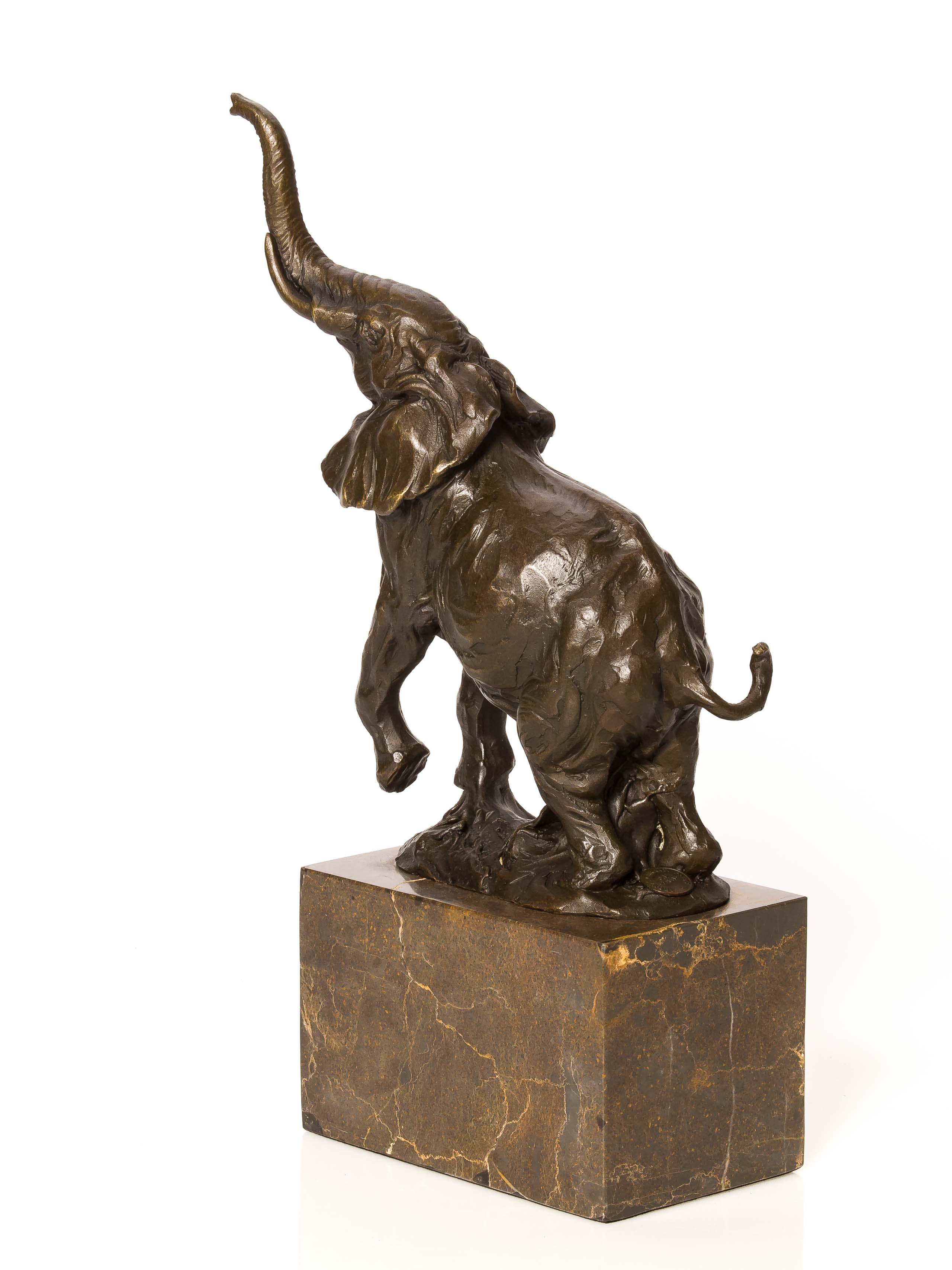 Bronze sculpture elephant sculpture bronze 30cm antique style | aubaho ®