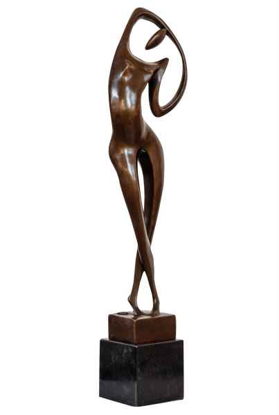 Bronzeskulptur Erotik erotische Kunst im Antik-Stil Bronze Figur Statue 54cm