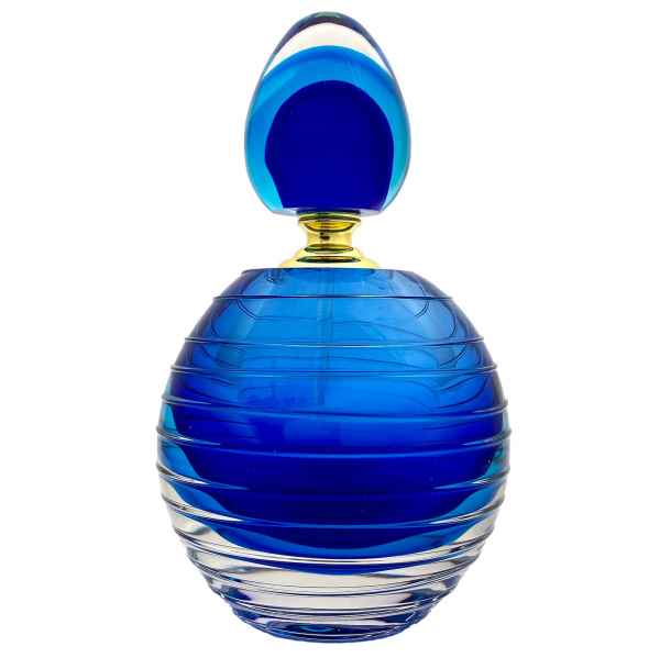 Geschliffener Glas Flakon im antik Stil Parfum Parfumflakon Flacon 14cm
