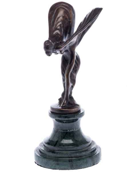 Bronzeskulptur Emily Nike Venus Göttin Bronze Kühlerfigur Figur Skulptur 15,5cm