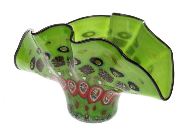 Glasschale Glas Vase im Murano Stil glass vase shell 4,0kg
