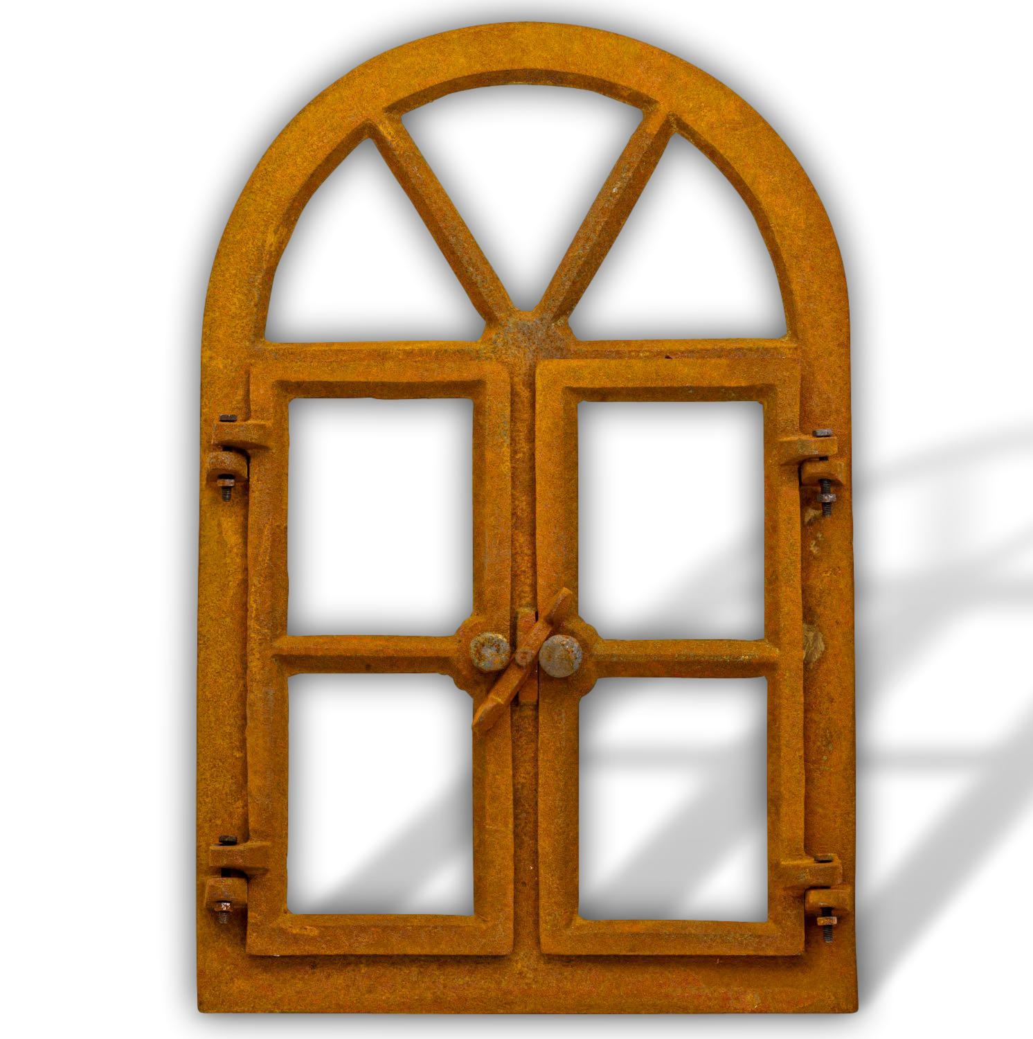 Fenster Rost Stallfenster Eisenfenster Scheunenfenster Eisen 75cm Antik-Stil a3 