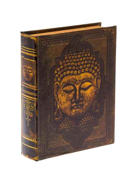Schatulle Buddha Buchattrappe Buch Box Etui Aufbewahrung Schmucketui book box XL