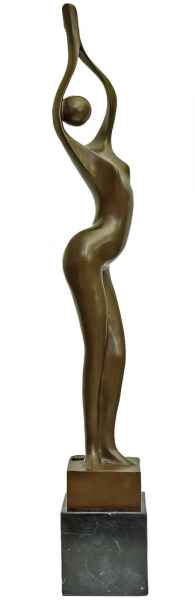 Bronzeskulptur Erotik erotische Kunst im Antik-Stil Bronze Figur Statue 55cm