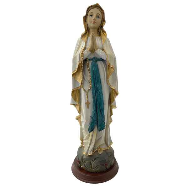 Skulptur Madonna Heiligenfigur Maria Figur Statue Kunststein 43cm Antik-Stil