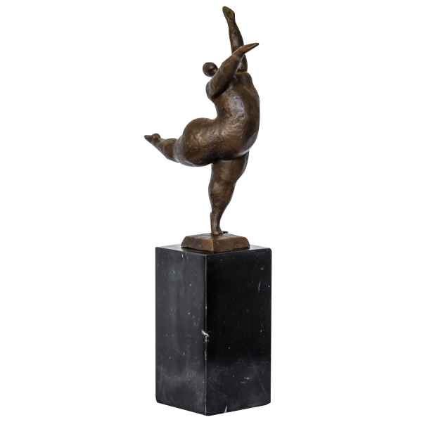 Bronzeskulptur Puma Raubkatze im Antik-Stil Bronze Figur 31cm