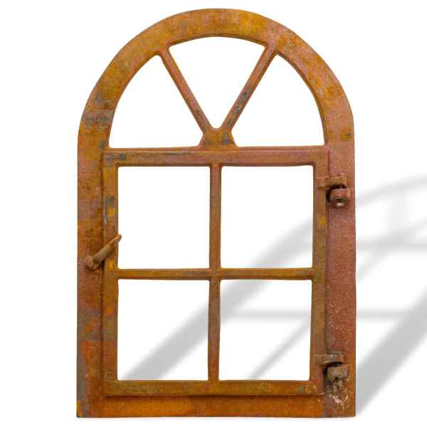 Stallfenster Fenster zum Öffnen Scheunenfenster Eisen Rost 39,5x57,5cm Antikstil