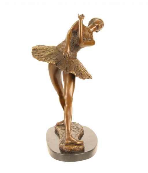 Bronzeskulptur Tänzerin Ballett im Antik-Stil Bronze Figur Statue 30cm