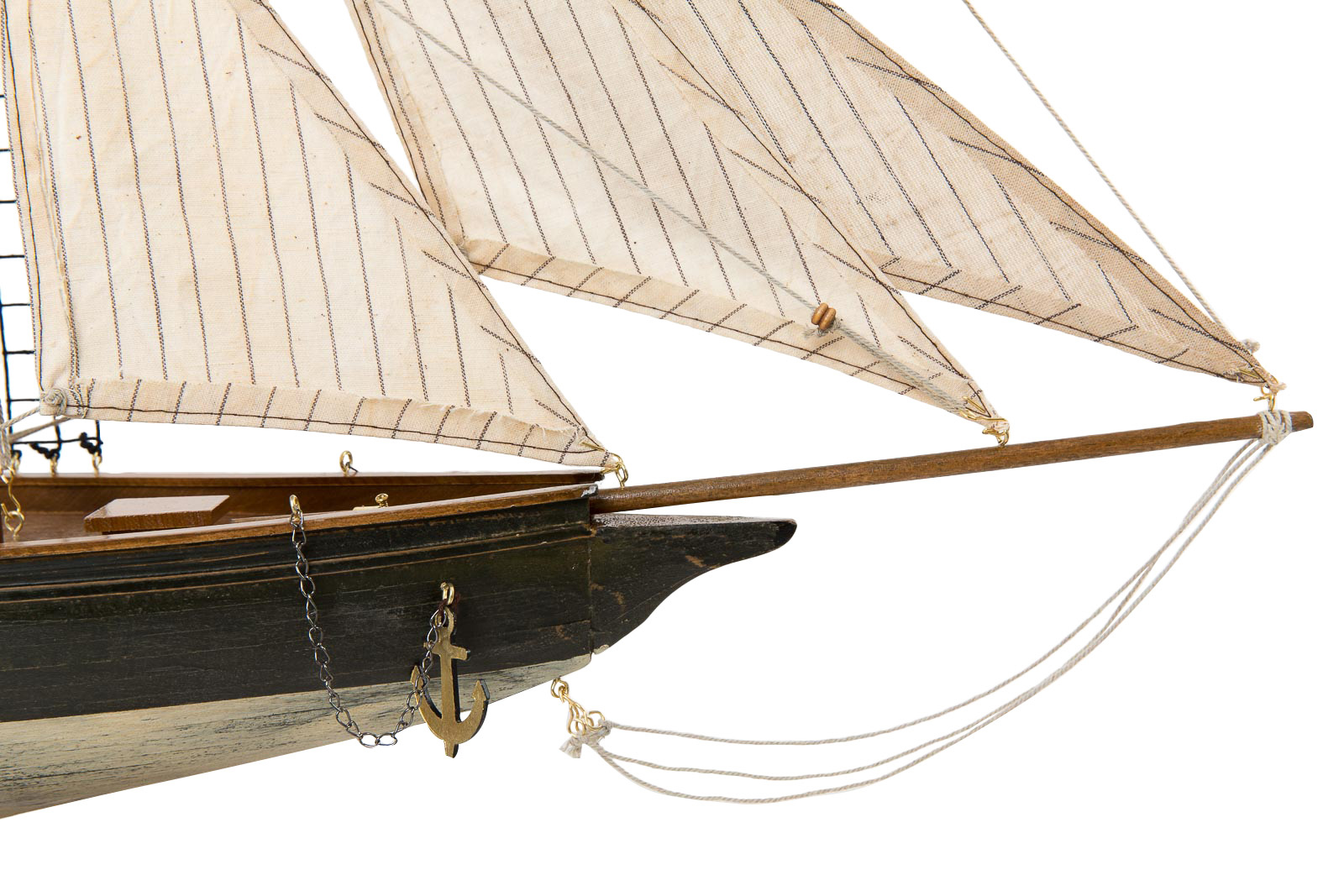 Segelyacht Segelschiff Holz Boot 85cm hoch wählen zwischen 2 Modellen 