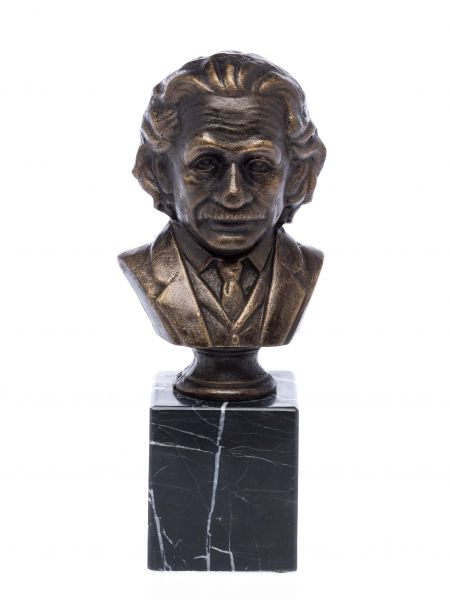 Gusseiserne Büste Albert Einstein Eisen Figur Skulptur sculpture iron bust
