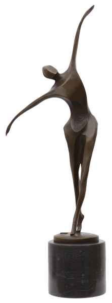 Bronzeskulptur Mann Tänzer im Antik-Stil Bronze Figur Statue 57cm