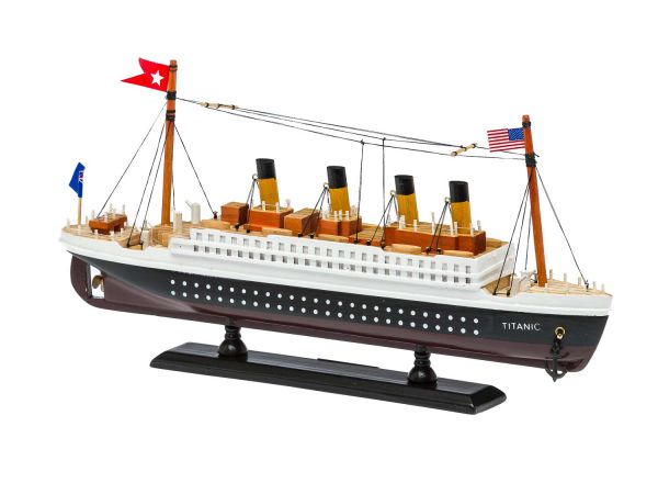 Modell 36 cm Schiffsmodell aus Holz Titanic 