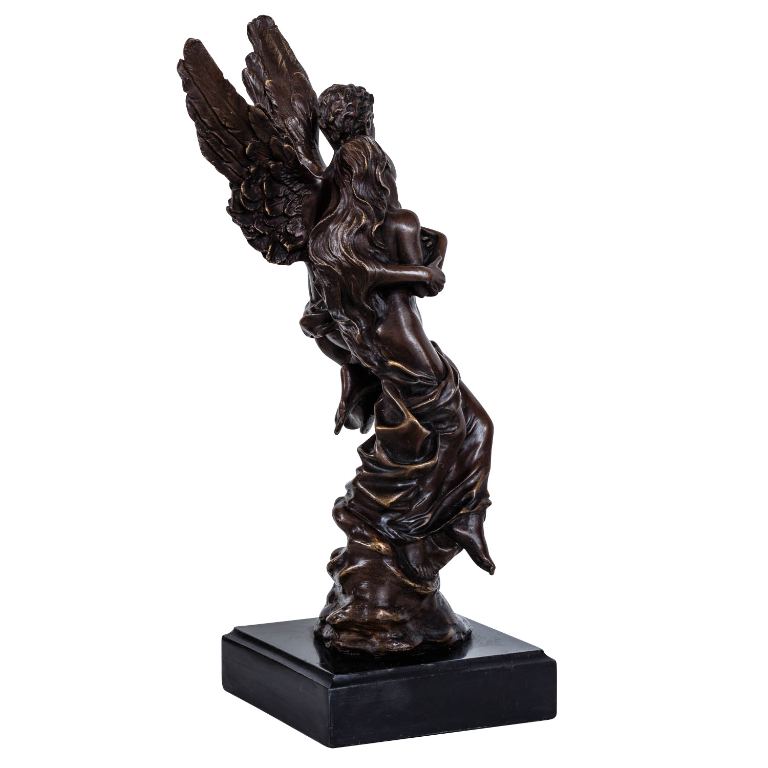 Bronzeskulptur Amor Psyche im Antik-Stil Bronze Figur Statue 32cm 