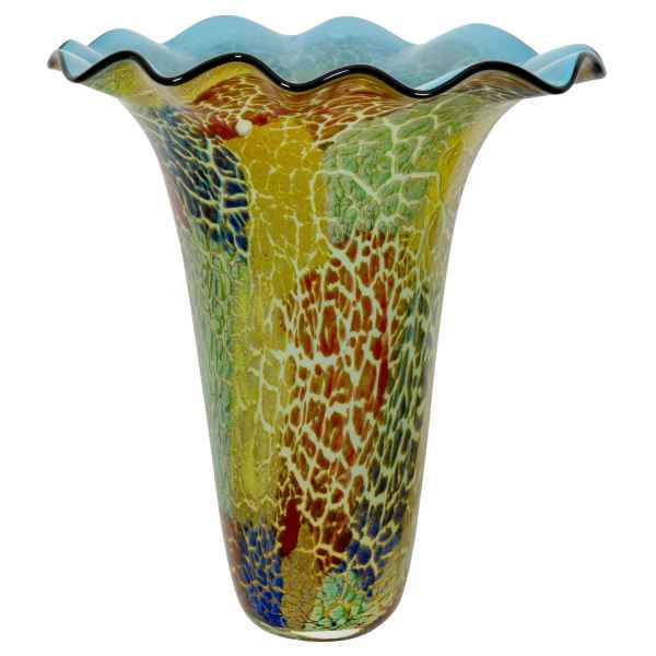 Glasvase Vase Glas im Murano Antik Stil 41cm