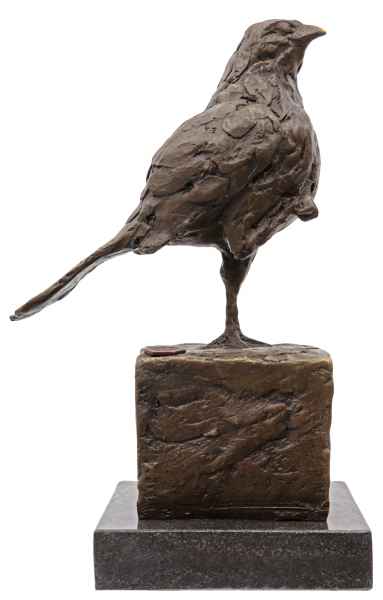 Bronzeskulptur Vogel im Antik-Stil Bronze Figur Statue 20cm
