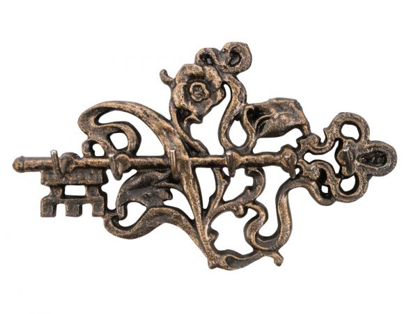 Schlüsselkasten Schlüsselbrett Schlüssel Rose Eisen Schlüsselboard antik Stil