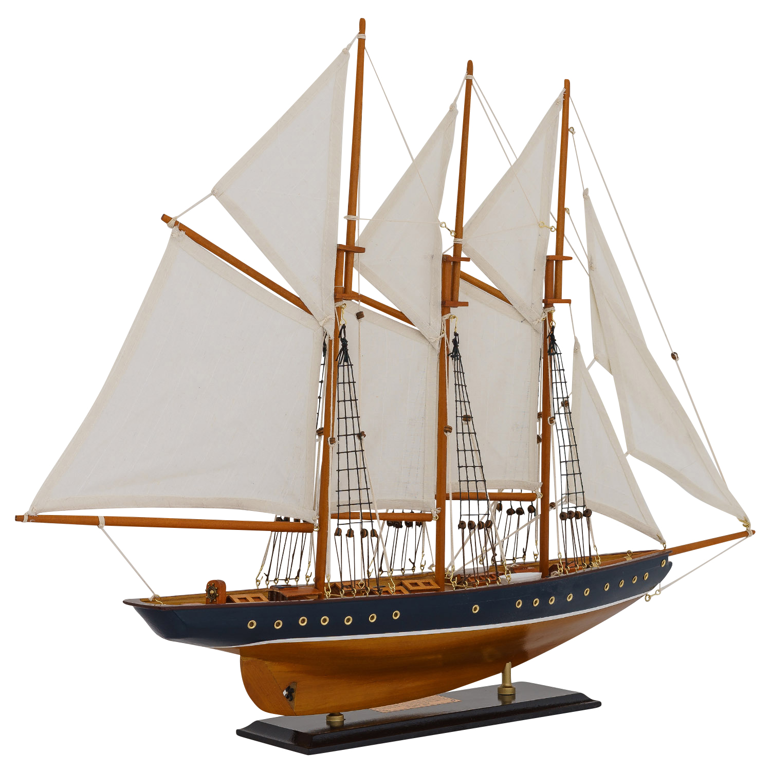 Modellschiff Atlantic Schiff Segelschiff Maritim Deko Antik-Stil kein Bausatz 