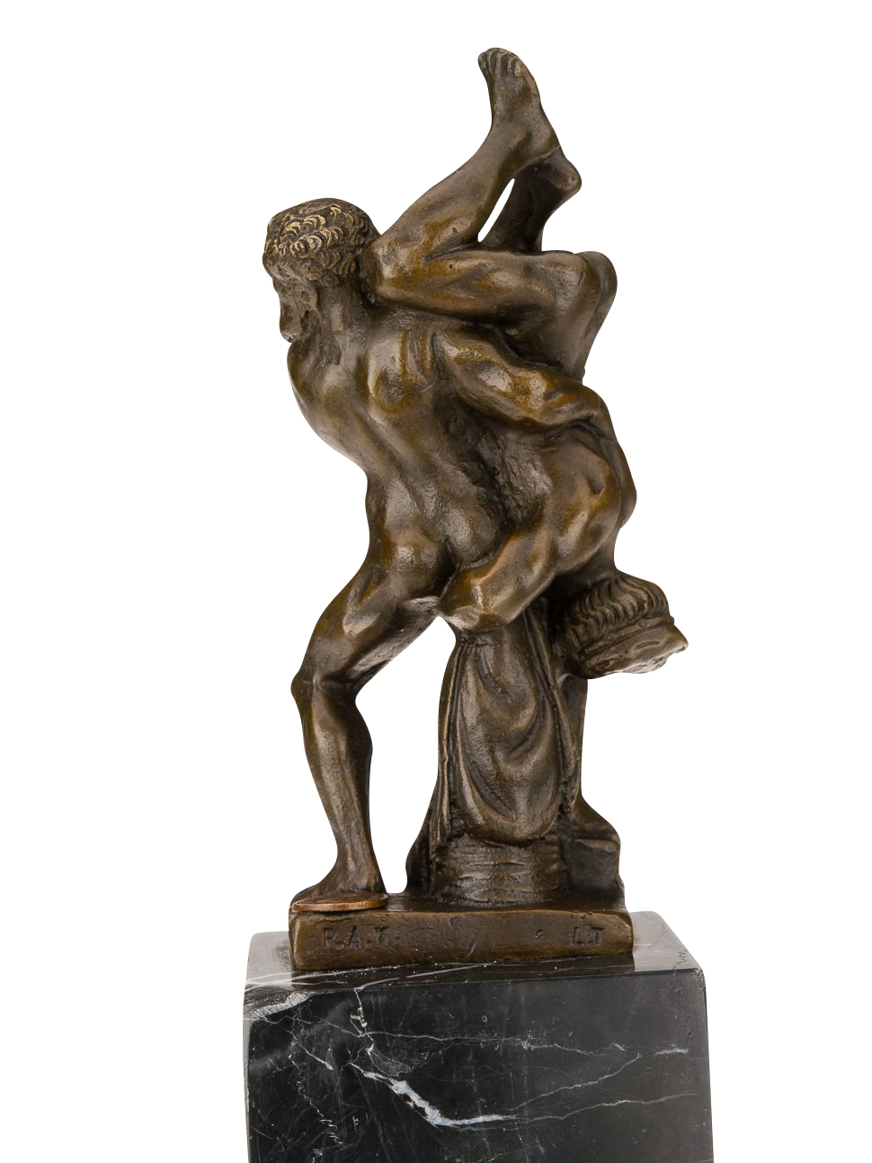 Bronzeskulptur Herkules Hercules Diomedes Bronze Skulptur 34cm sculpture 