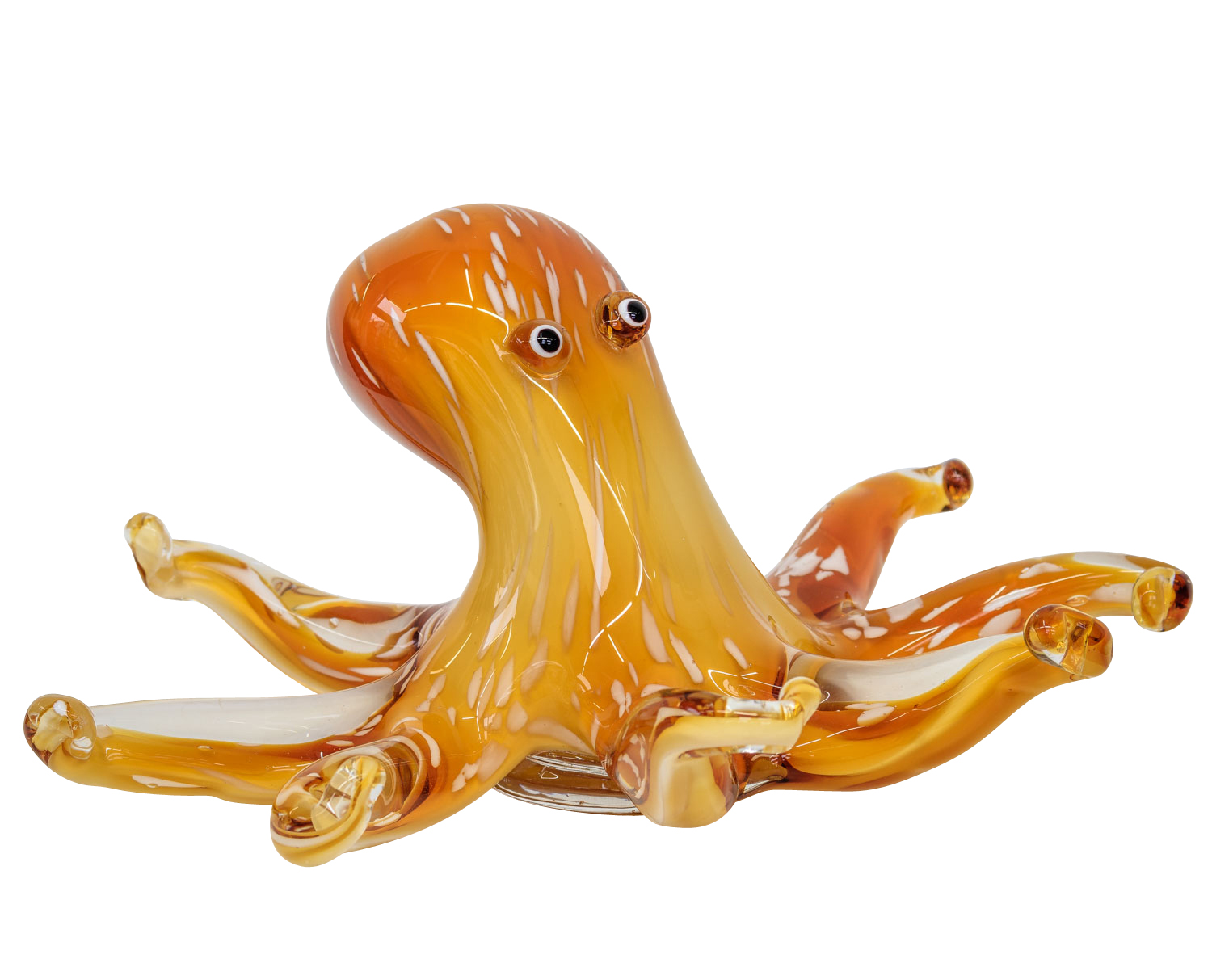 Glasfigur Figur Octopus Glas im Murano Antik Stil 26cm 