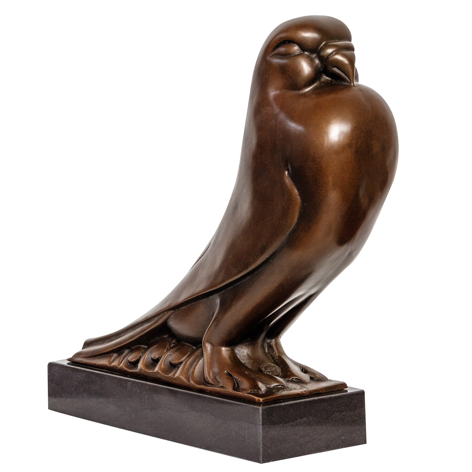 Bronzeskulptur Taube Vogel Antik-Stil Bronze Figur Skulptur Statue 33cm