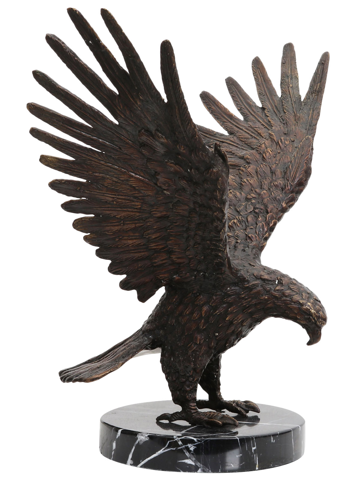Adler Figur Bronze Look Dekoratonsfigur Eagle USA Amerika Sammlerfigur DECO162 
