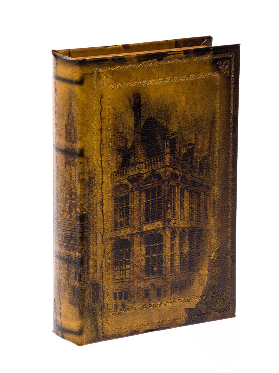 Buchattrappe Geschenkbox Buch Schatulle Safe Kiste Antik Stil Buddha H33cm