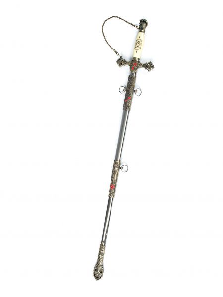 Schwert Templer Templar Tempelritter Templerorden Ritter 89cm Dekoschwert Metall