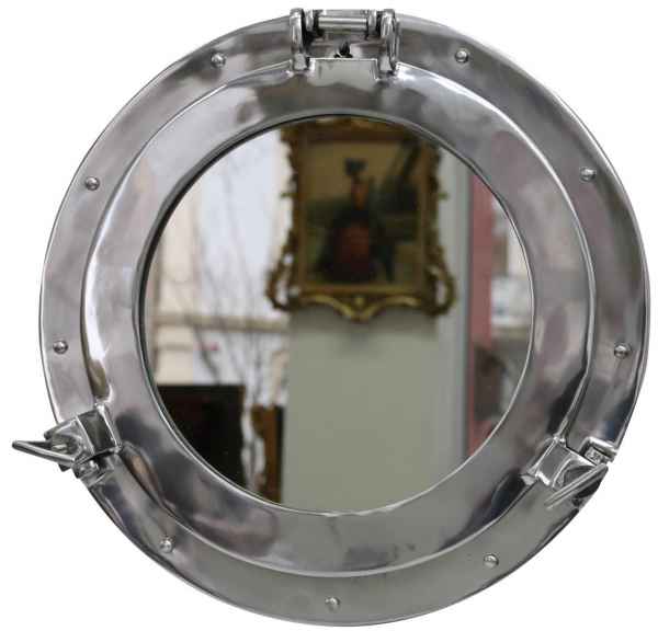 Bullauge mit Spiegel zum Öffnen Schiff Boot Maritim Dekoration 39cm