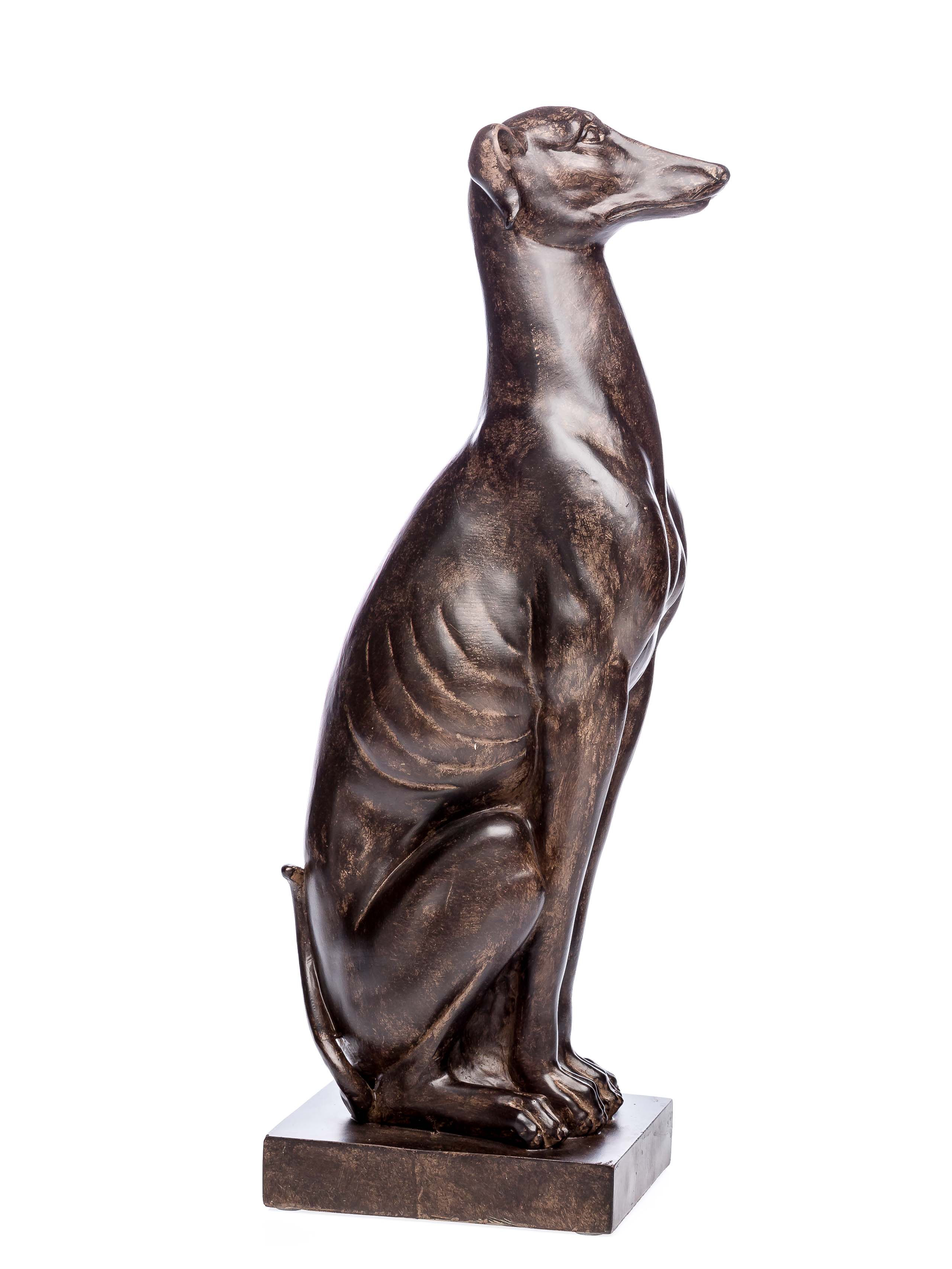 Skulptur Windhund 59cm Hund Jagd Jagdhund Garten whippet greyhound garden 