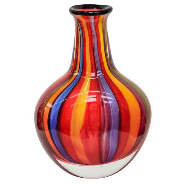 Glasvase Vase Glas im Murano Antik Stil 25cm
