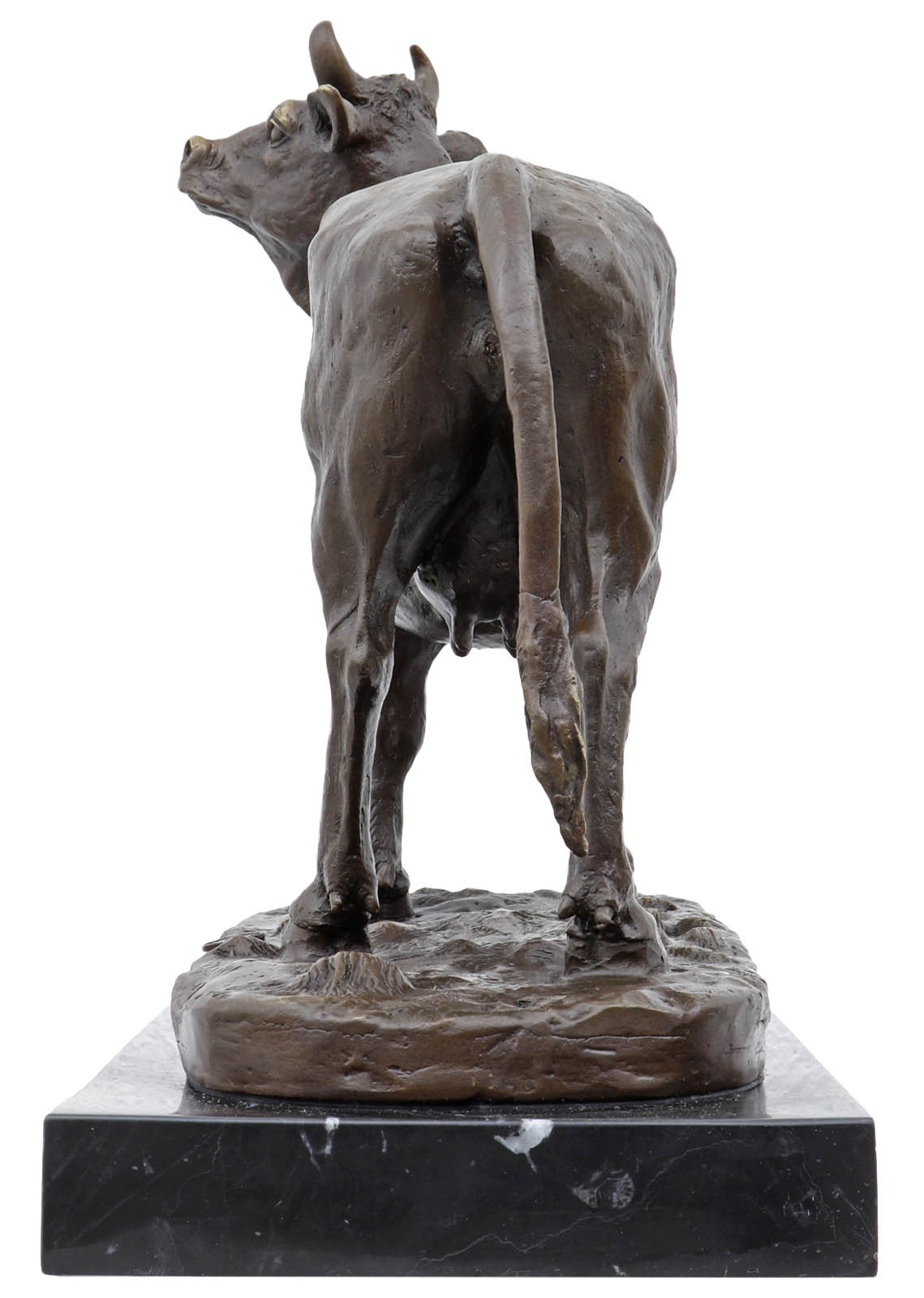 Bronzeskulptur Bulle Ochse Kuh Stier im Antik-Stil Bronze Figur Statue 20cm 