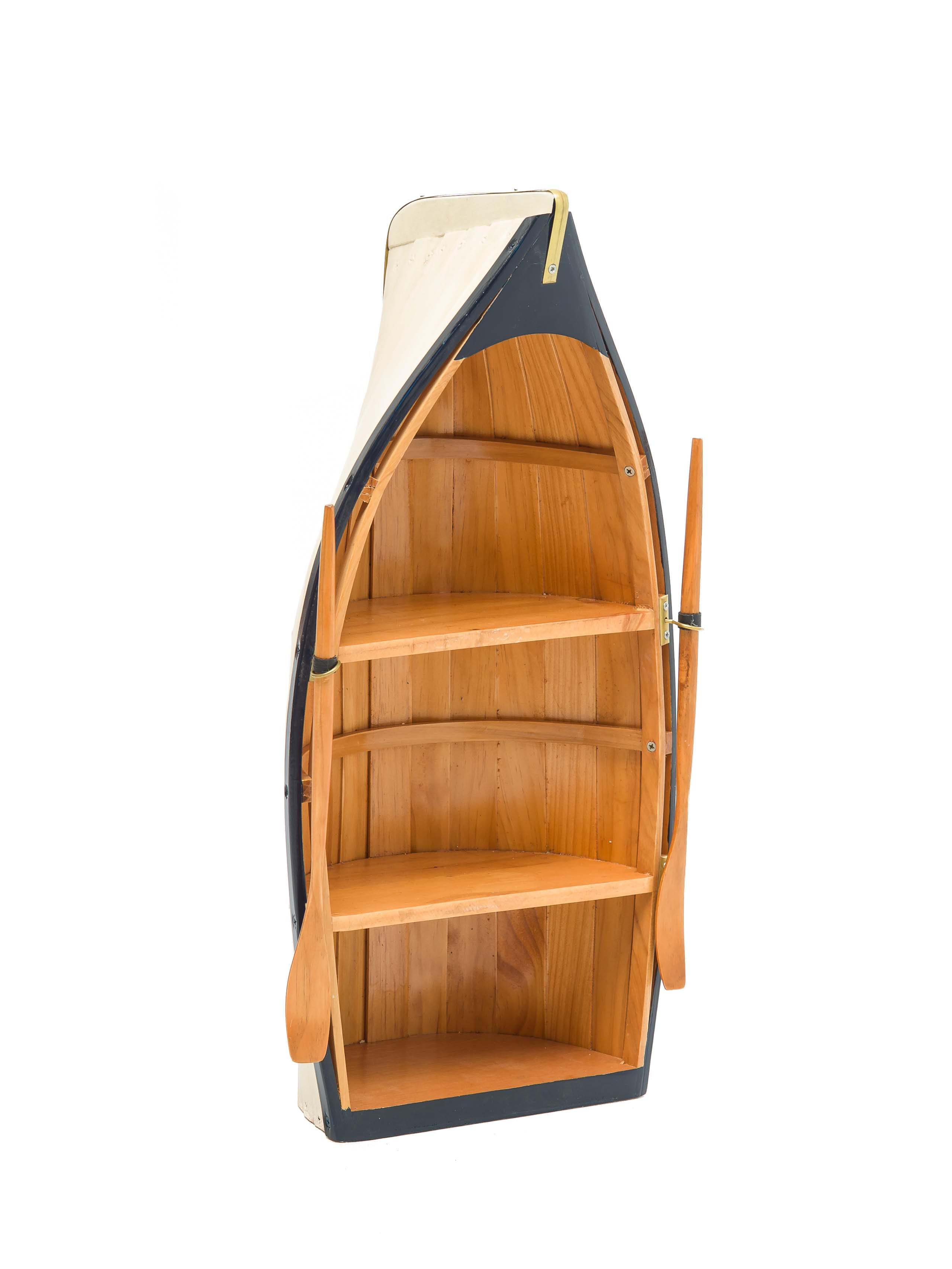 Barca scaffale barca di legno Mensola nave Decorazione marittima cabinet 62 