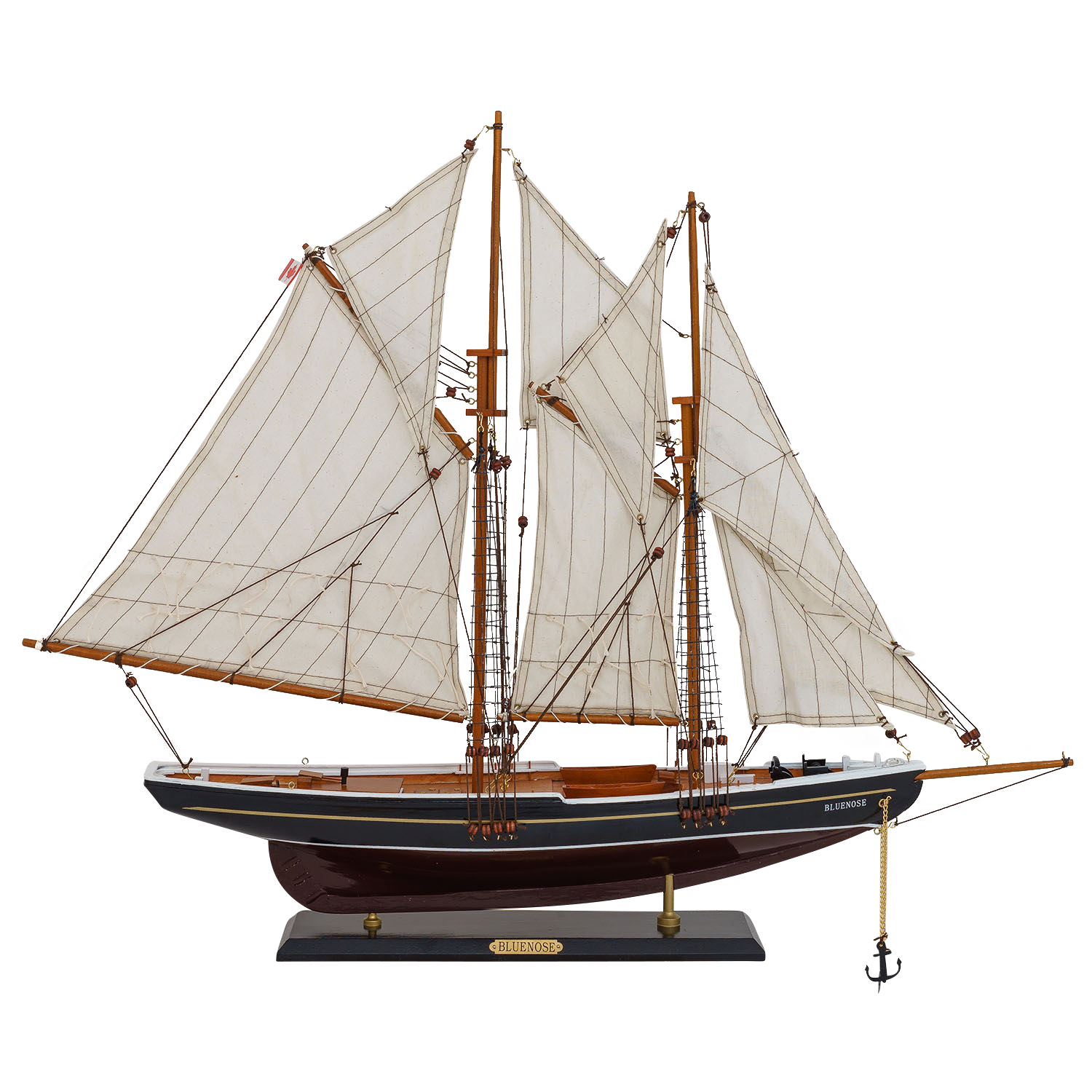 trui Kelder Fabriek Model schip Zeilschip Bluenose hout maritieme antieke stijl geen bouwpakket  | Nederland
