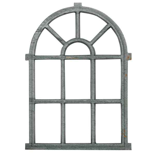 Fenster grau Stallfenster Eisenfenster Scheunenfenster Eisen 92cm Antik-Stil (z)