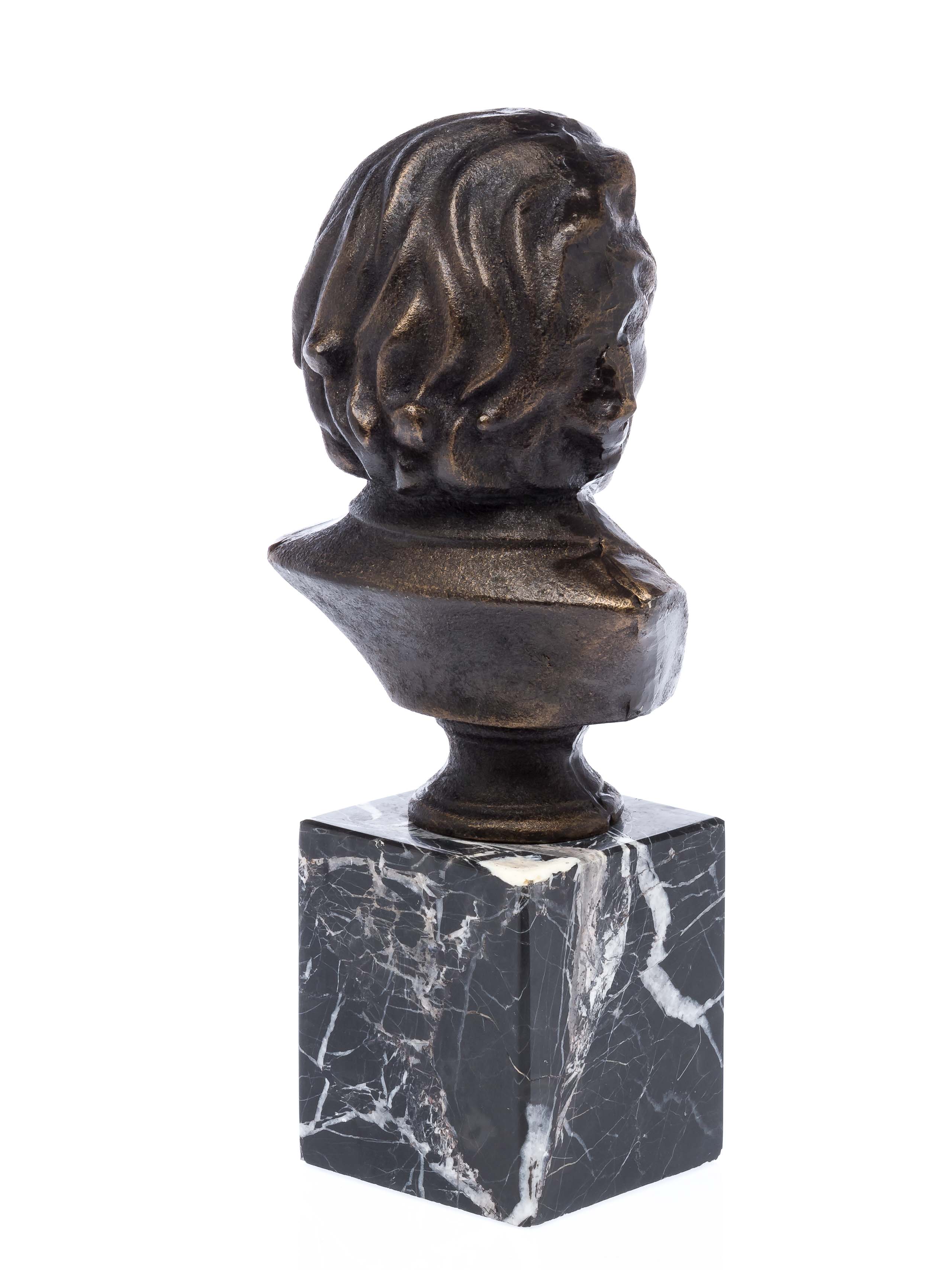 Gusseiserne Büste Albert Einstein Eisen Figur Skulptur sculpture iron bust 