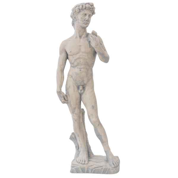 Skulptur David Michelangelo Replik Figur Statue massiver Kunststein Antik-Stil